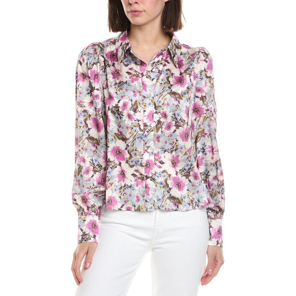 Jacquie The Label Womens Hannah Blouse, Grey